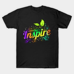 Inspire Sunny and Good vibes LGBTQ colorful T-Shirt